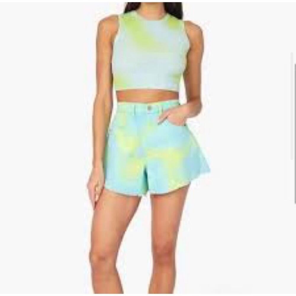 We Wore What High Rise Llare Leg Short Size 28